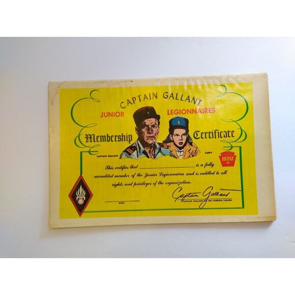 Captain Gallant Of The Foreign Legion Buster Crabbe Cuffy 1955 Comic Book Clean - Picture 9 of 9